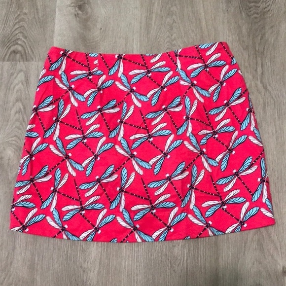 Crown & Ivy Dragon Fly Scalloped Skort Pink - Picture 5 of 6